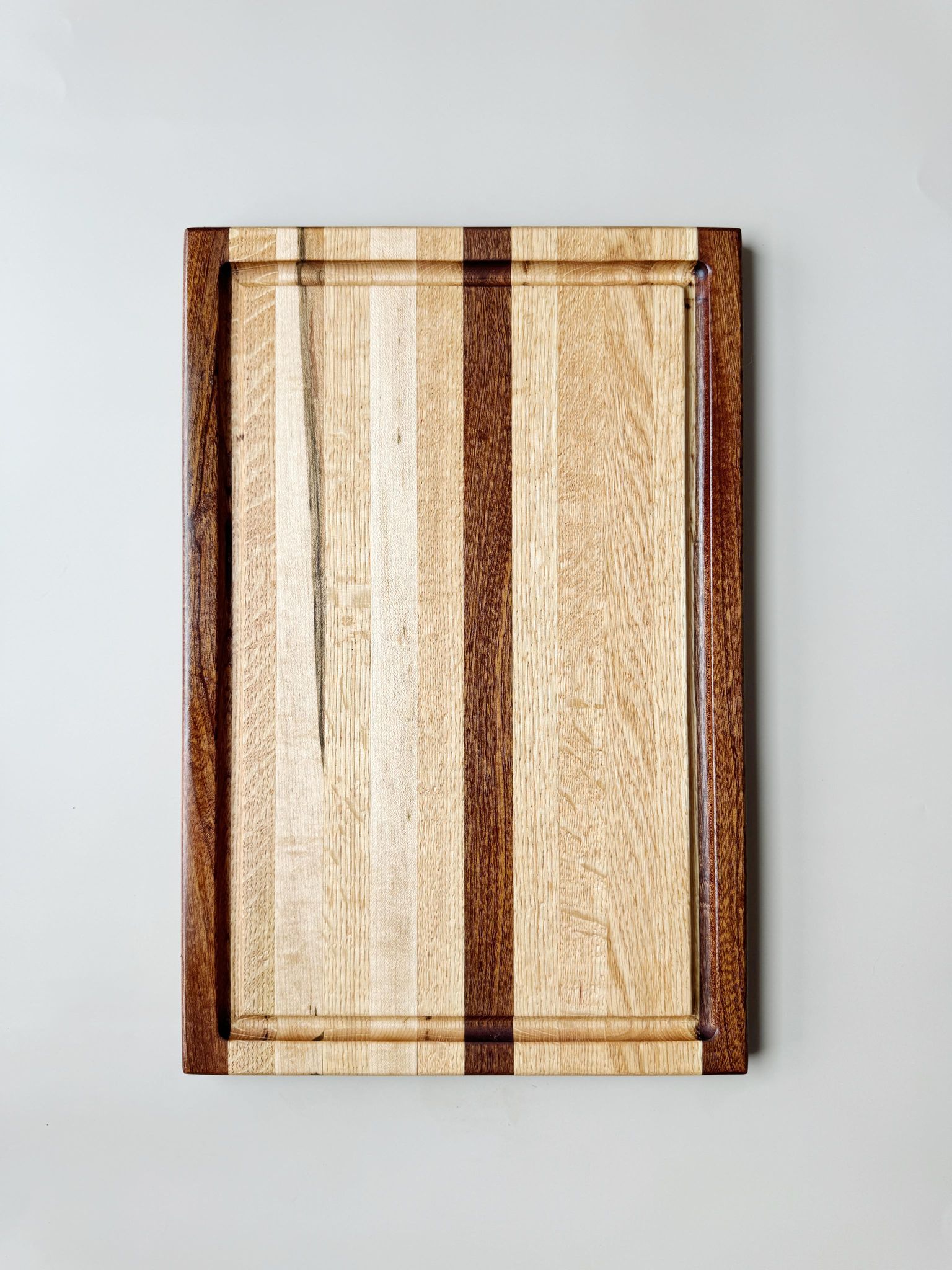 Handmade Sapele Cutting Board - With Juice Groove