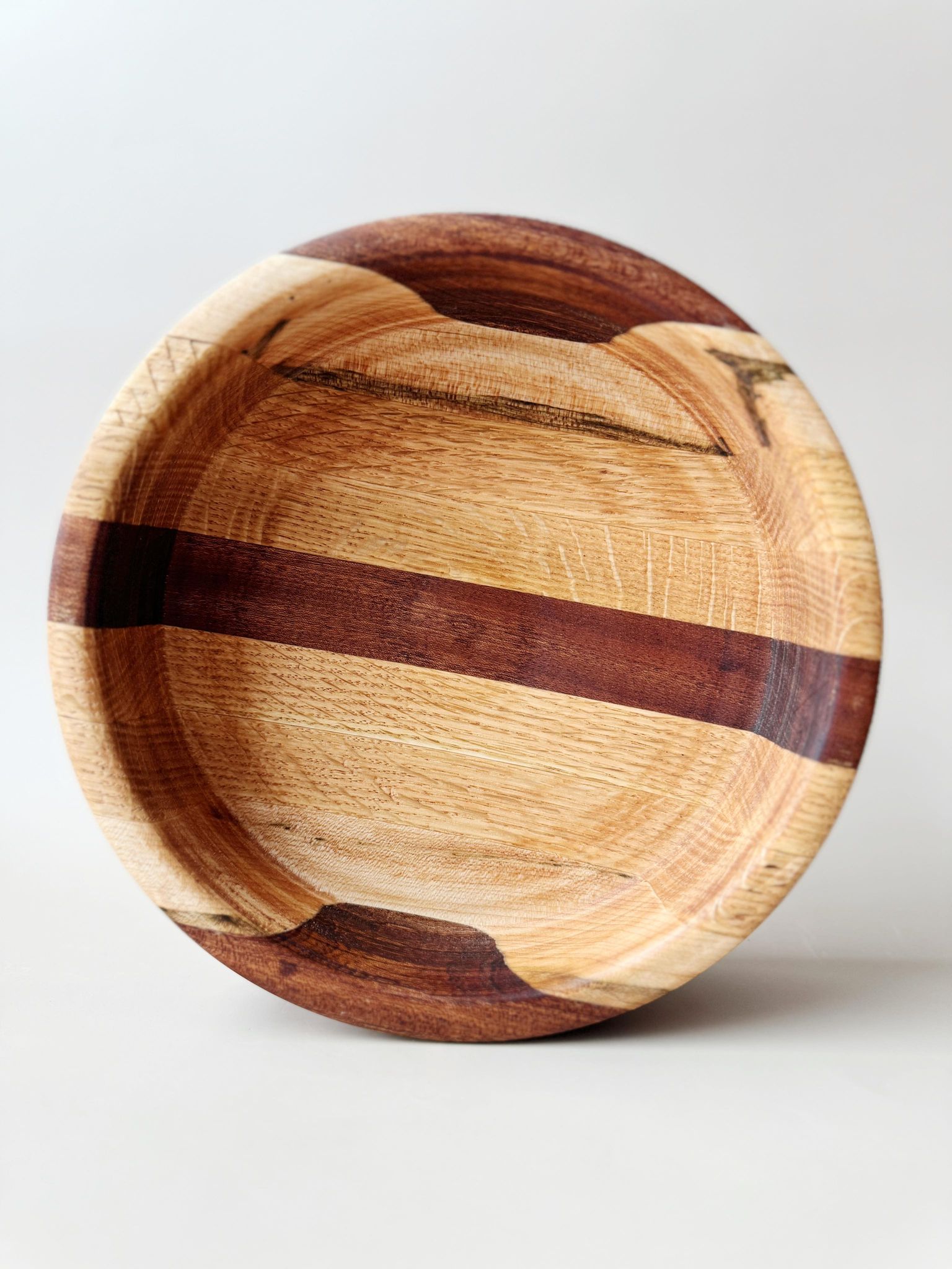 Handmade Wood Bowl - Exotic Sapele Wood